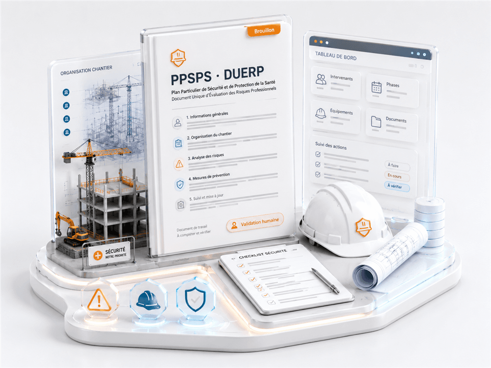 Livrable BookForge : PPSPS · DUERP généré à partir de Description chantier